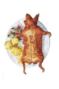 Receta Cuy Chactado